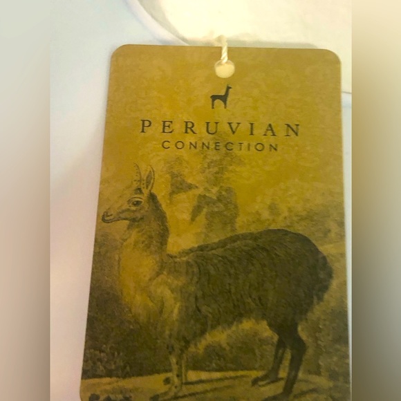 Peruvian Connection Long Black Tunic W/ Diagonal Shirring ,High Side Slit. Sz Lg - Picture 5 of 13